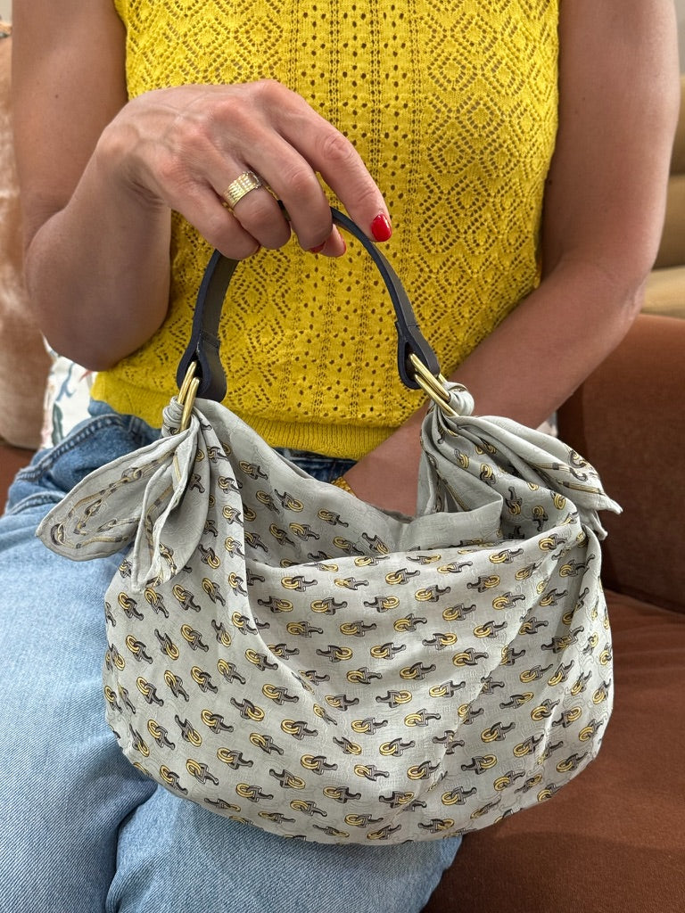 Le Noué — Vintage Celine Cotton Petite, Soft Grey