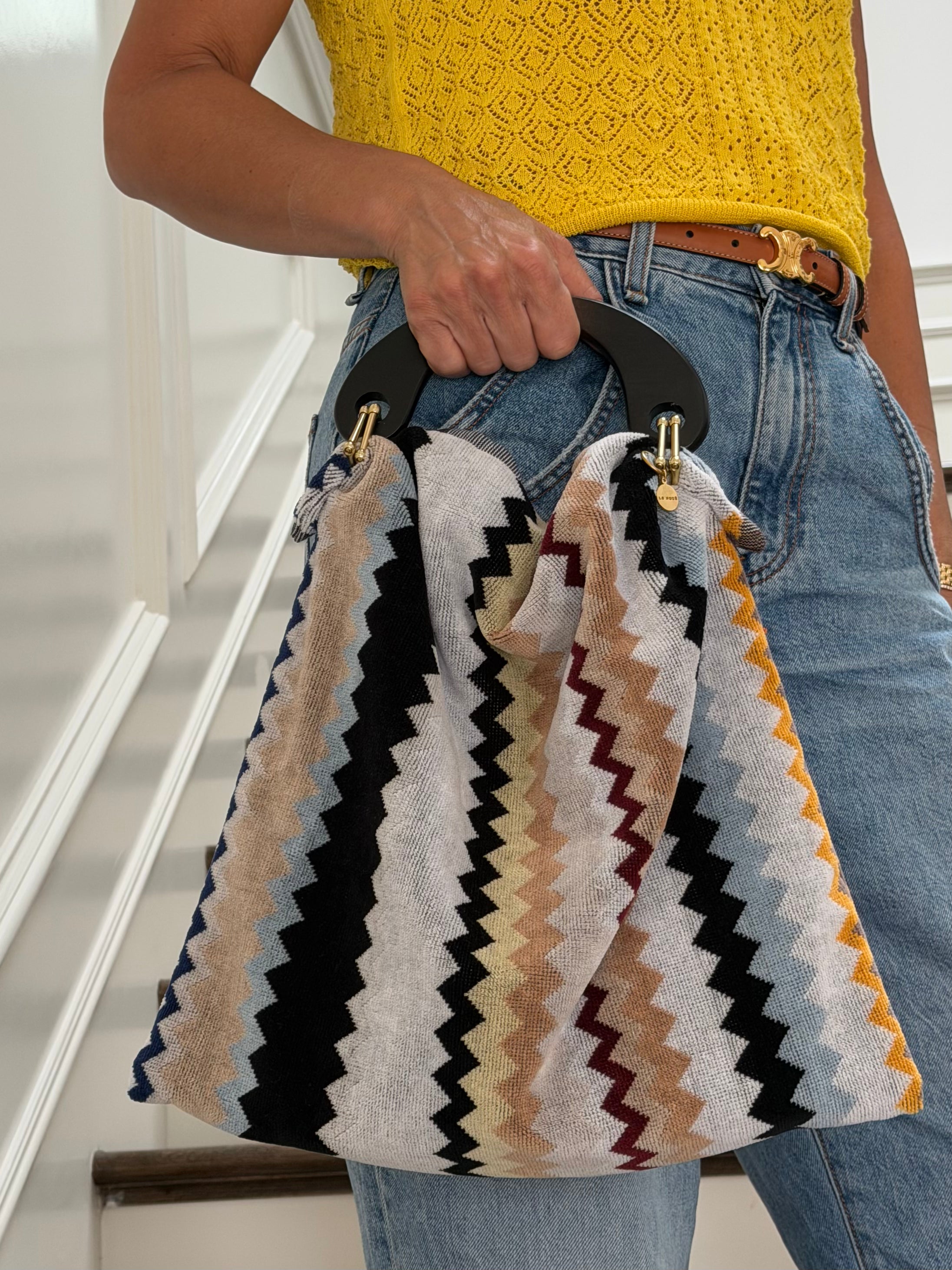 Le Noué — Missoni Terry, Curt Chevron, Espresso Wood