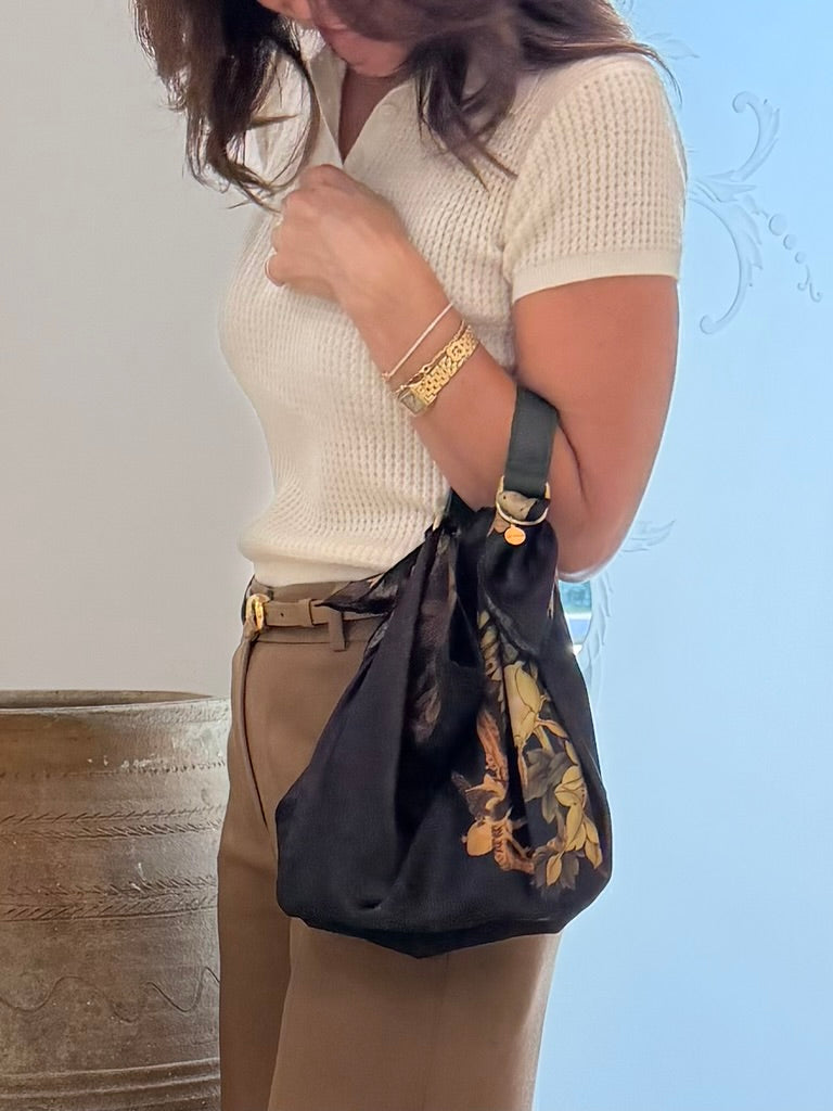 Le Noué — Silk Midi, Espresso Botanical