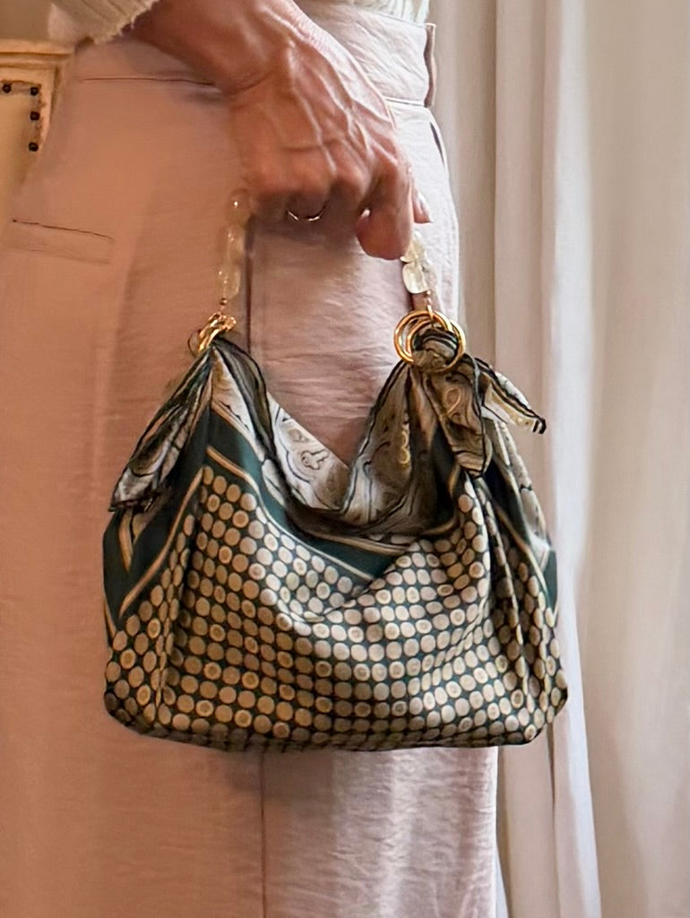 Le Noué — Vintage Christian Dior Silk Petite, Dot & Paisley
