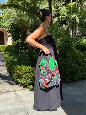 Le Noué — Vintage Yves Saint Laurent Silk Carré, Abstract