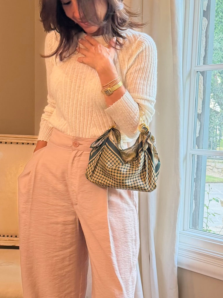 Le Noué — Vintage Christian Dior Silk Petite, Dot & Paisley
