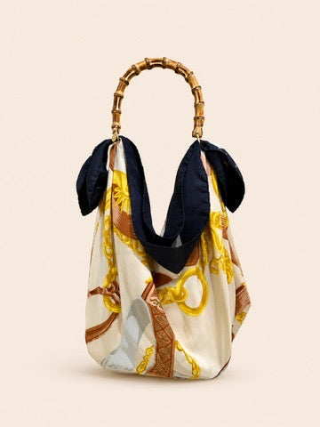 Le Noué — Vintage Celine Silk Carré, Equestrian Tack