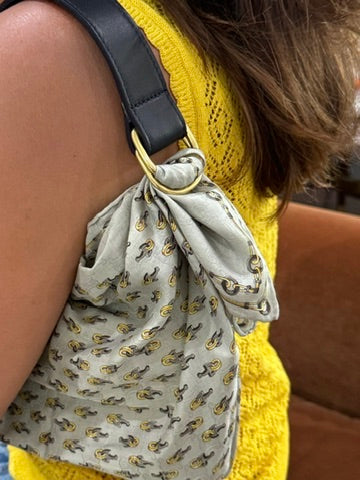 Le Noué — Vintage Celine Cotton Petite, Soft Grey
