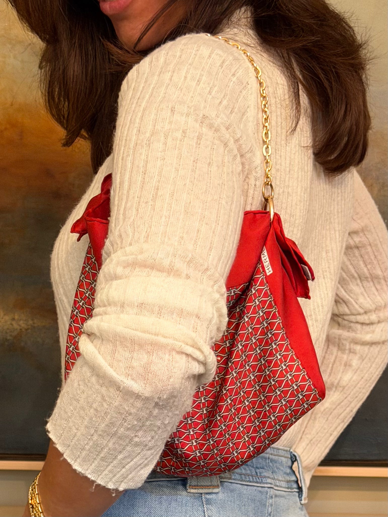 Le Noué — Vintage Hermès Silk Petite, Equestrian
