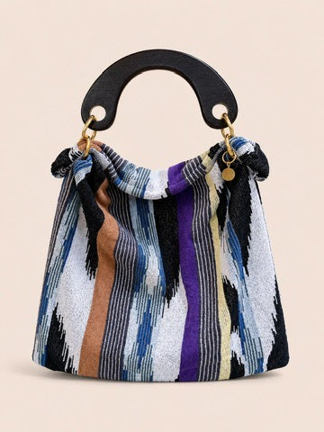 Le Noué — Missoni Terry, Clint Stripe (Espresso Wood)
