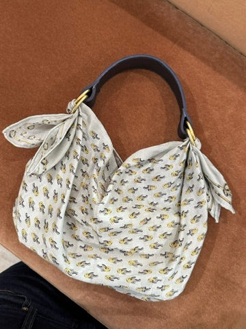 Le Noué — Vintage Celine Cotton Petite, Soft Grey