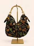 Le Noué — Vintage Celine Cotton Petite, Black