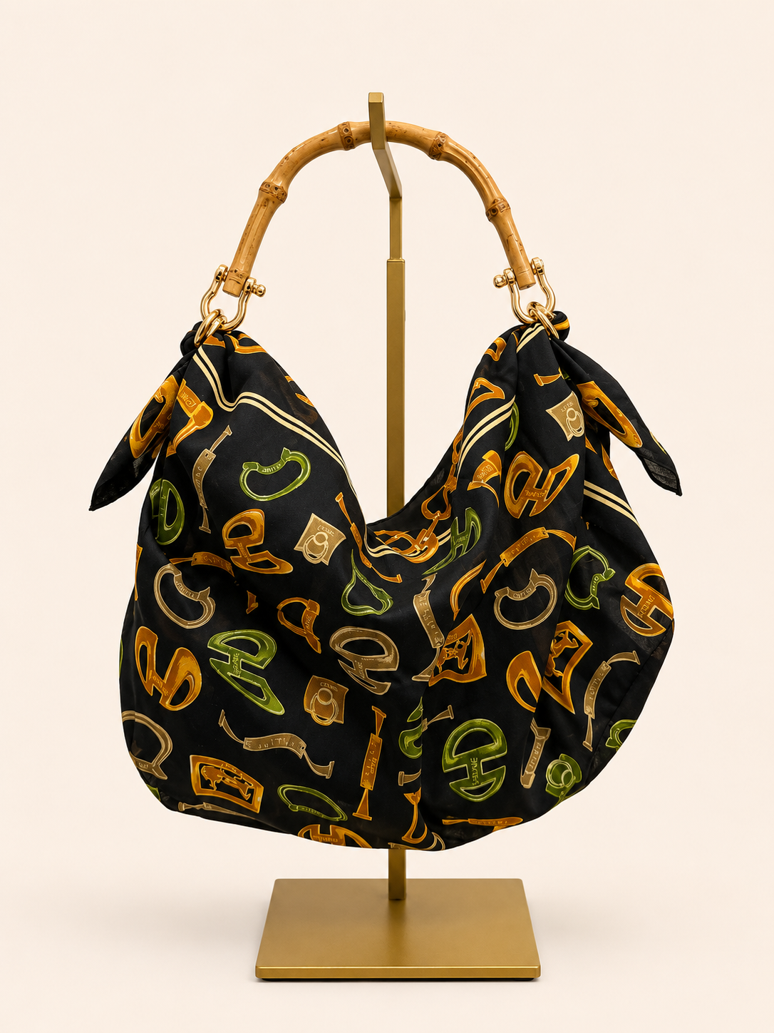 Le Noué — Vintage Celine Cotton Petite, Black