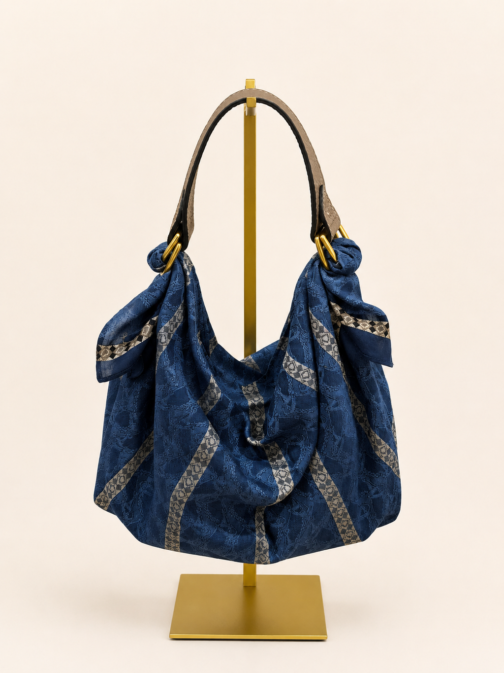 Le Noué — Vintage Celine Cotton Petite, Cornflower Blue