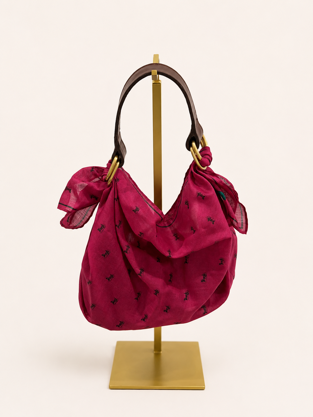Le Noué — Vintage Celine Cotton Petite, Magenta