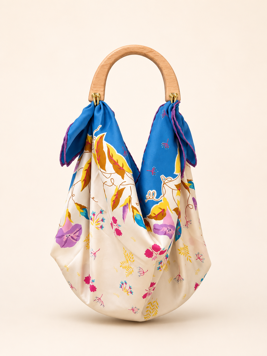 Le Noué — Vintage Nina Ricci Silk Midi, Floral