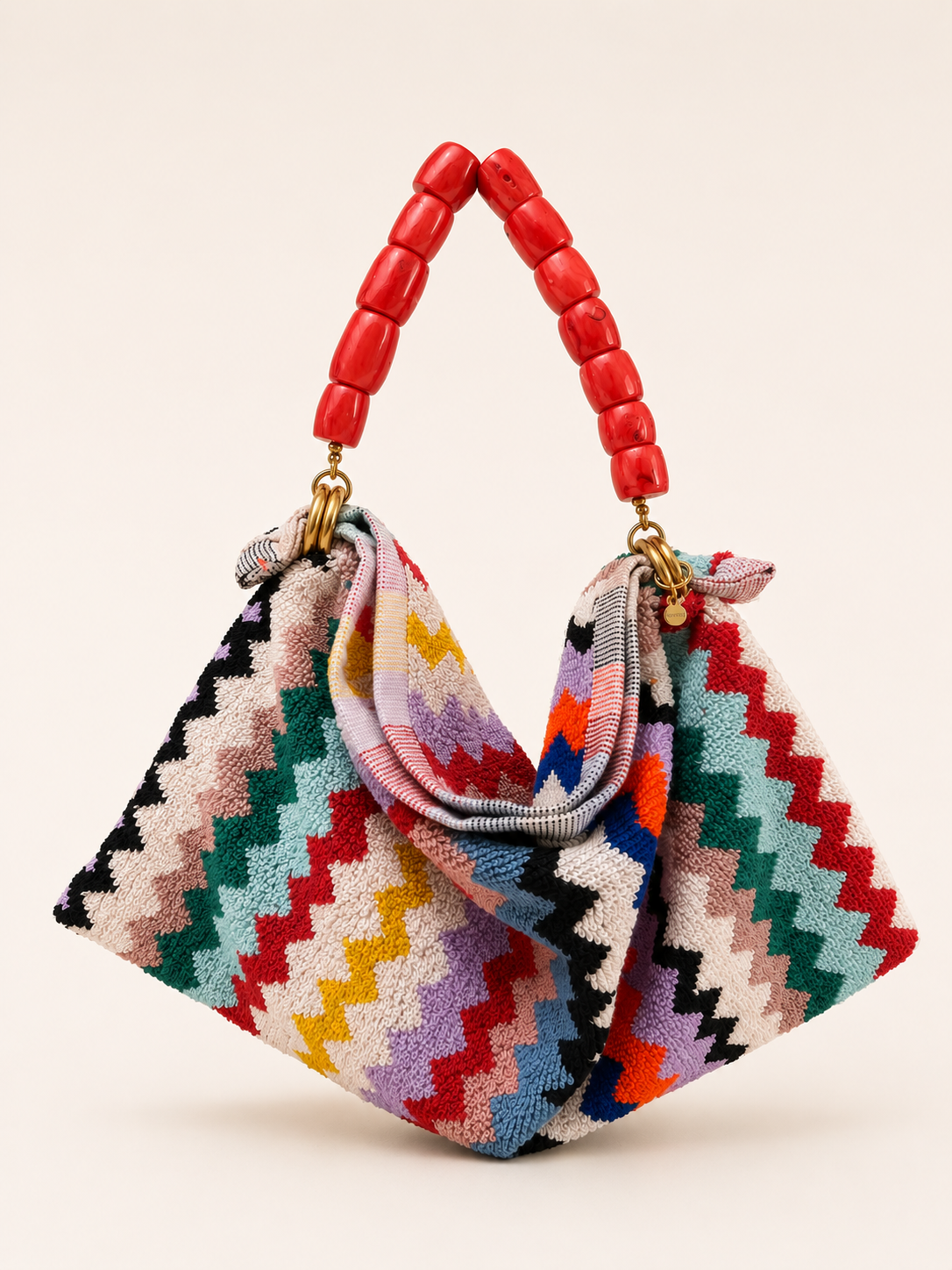 Le Noué — Missoni Terry, Riverbero Chevron, Coral