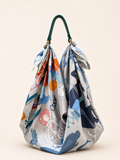 Le Noué — Silk Carré, Powder Blue Fantasy