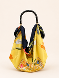 Le Noué — Vintage Leonard Silk Carré, Iris & Jewel