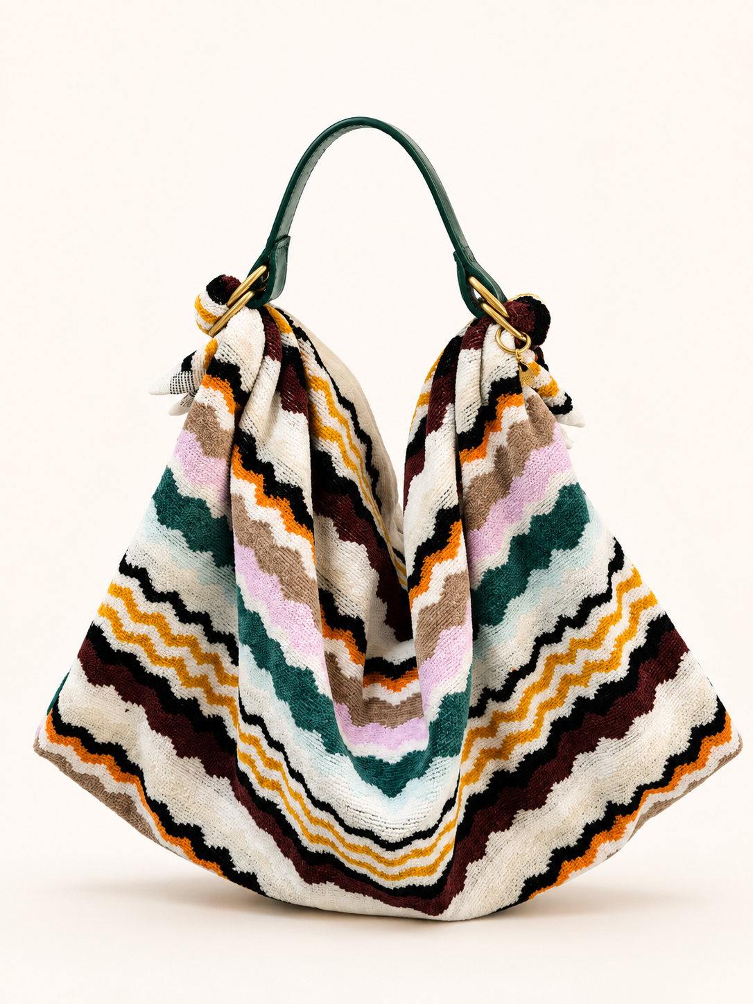 Le Noué — Missoni Terry, Zigzag Stripe, Blush