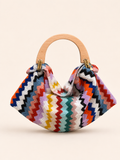 Le Noué — Missoni Terry, Riverbero Chevron, Natural Tote