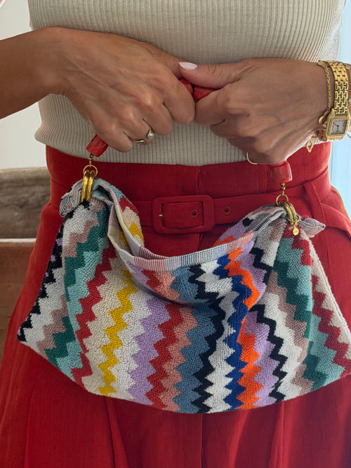 Le Noué — Missoni Terry, Riverbero Chevron, Coral