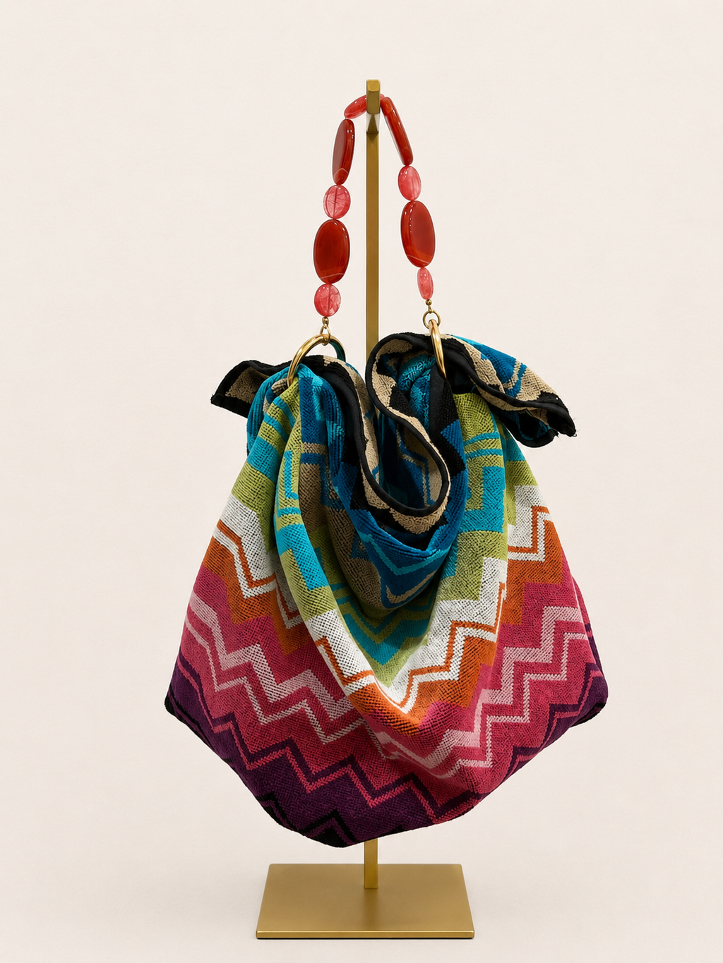 Le Noué — Missoni Terry, Zigzag Bold (Carnelian)