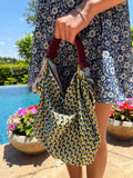 Le Noué — Silk Midi, Chartreuse Geo